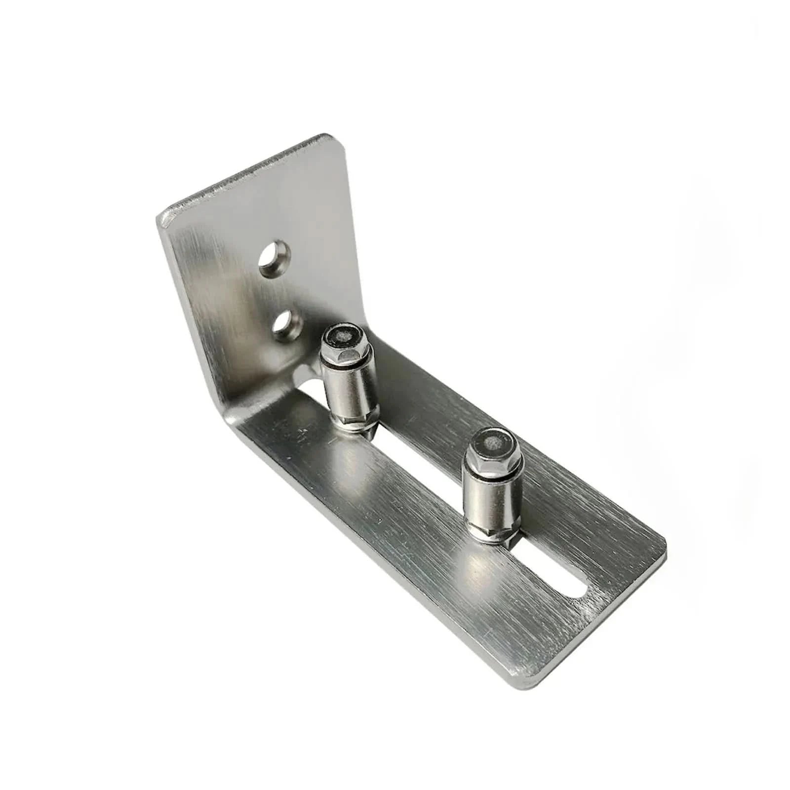 Brushed Nickel Wall Mount Floor Guide