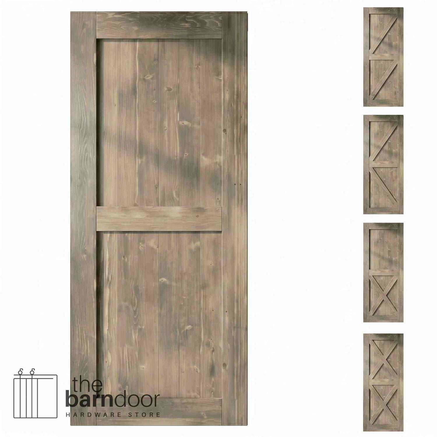 Classic Gray Barn Door