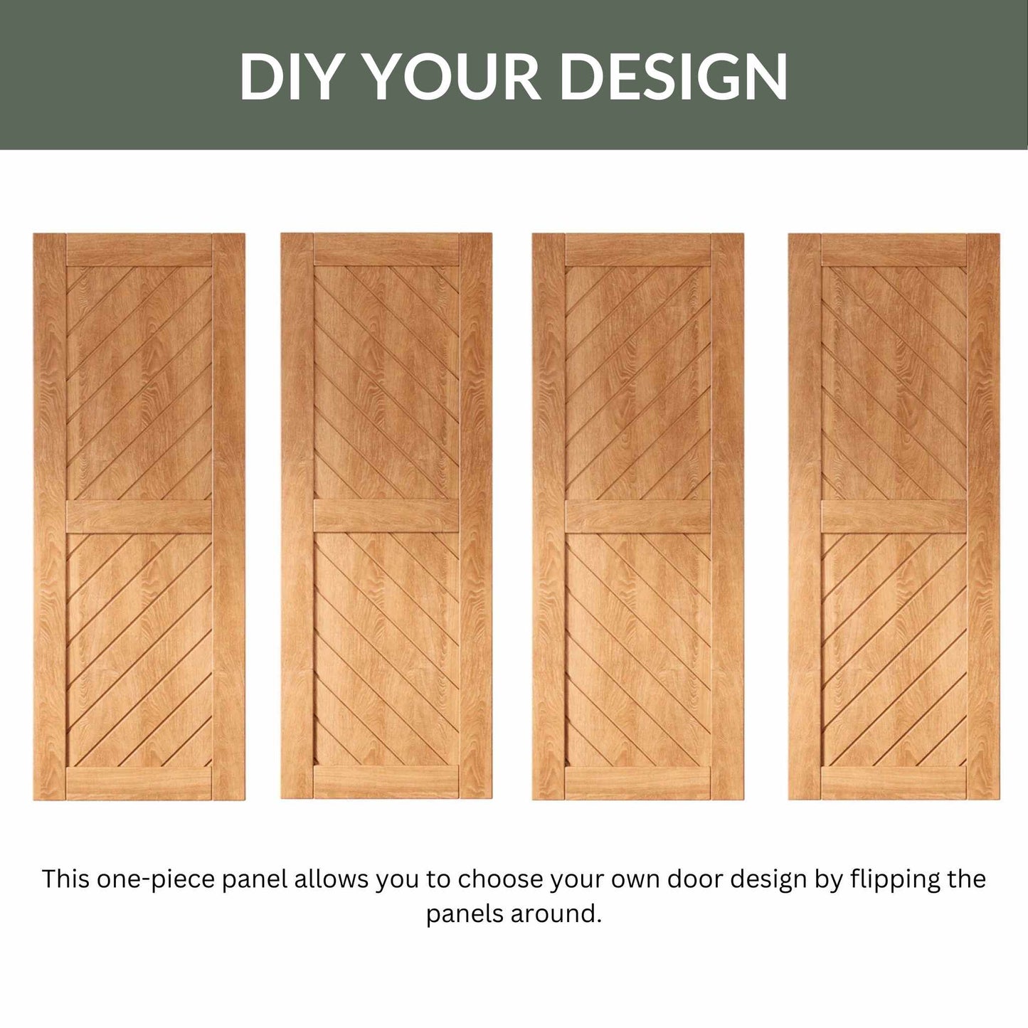 Slanted DIY Barn Door Designs