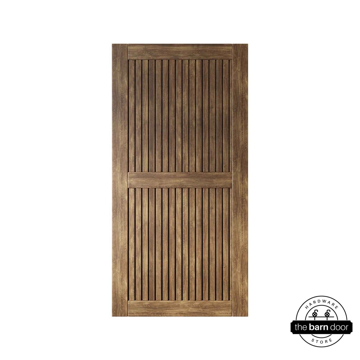 Dark Walnut Vertical Slat DIY Barn Door