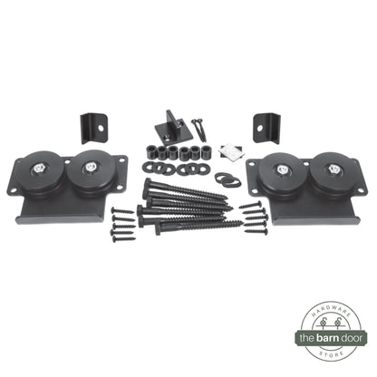 Double Hidden Barn Door Roller 