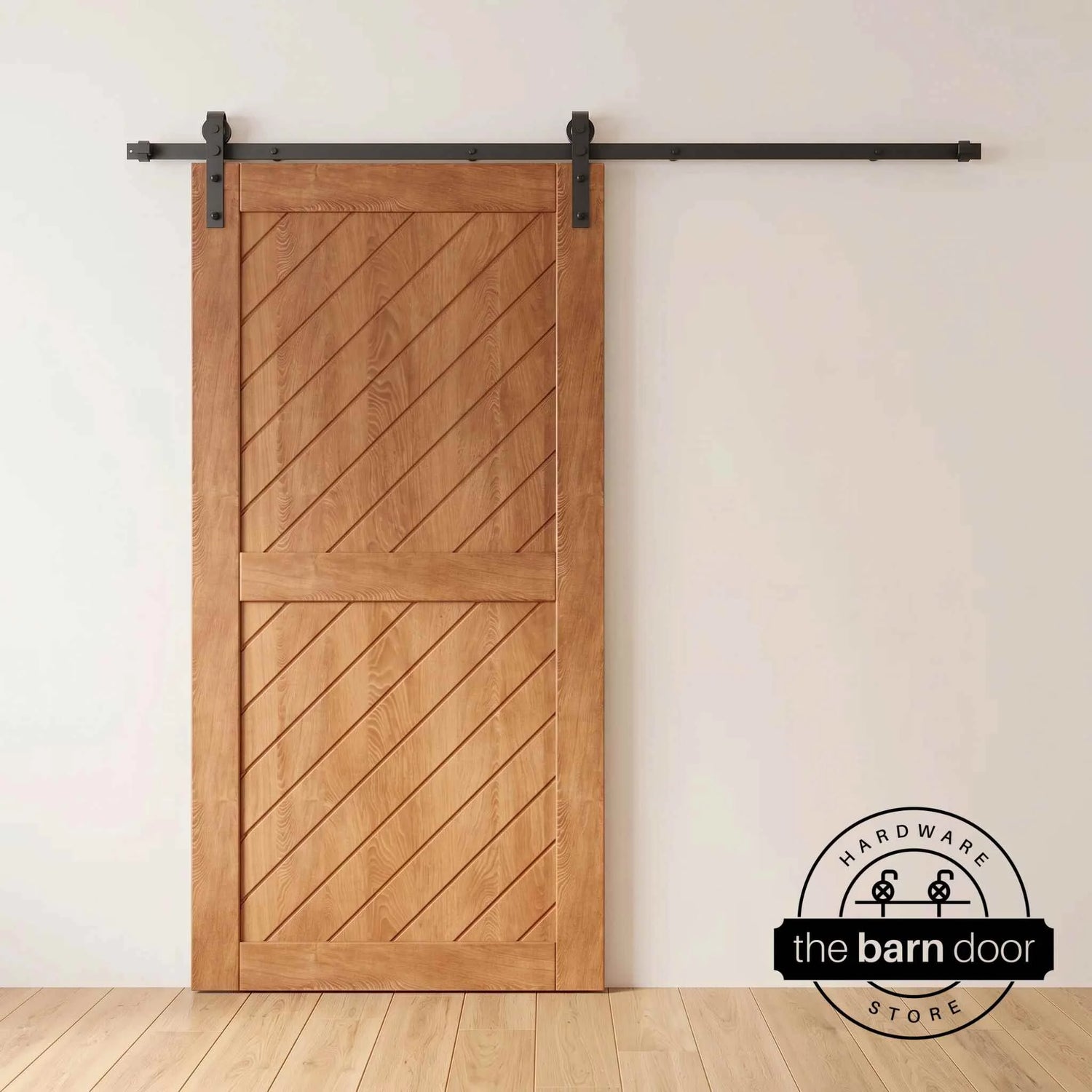 Early American Slanted Barn Door