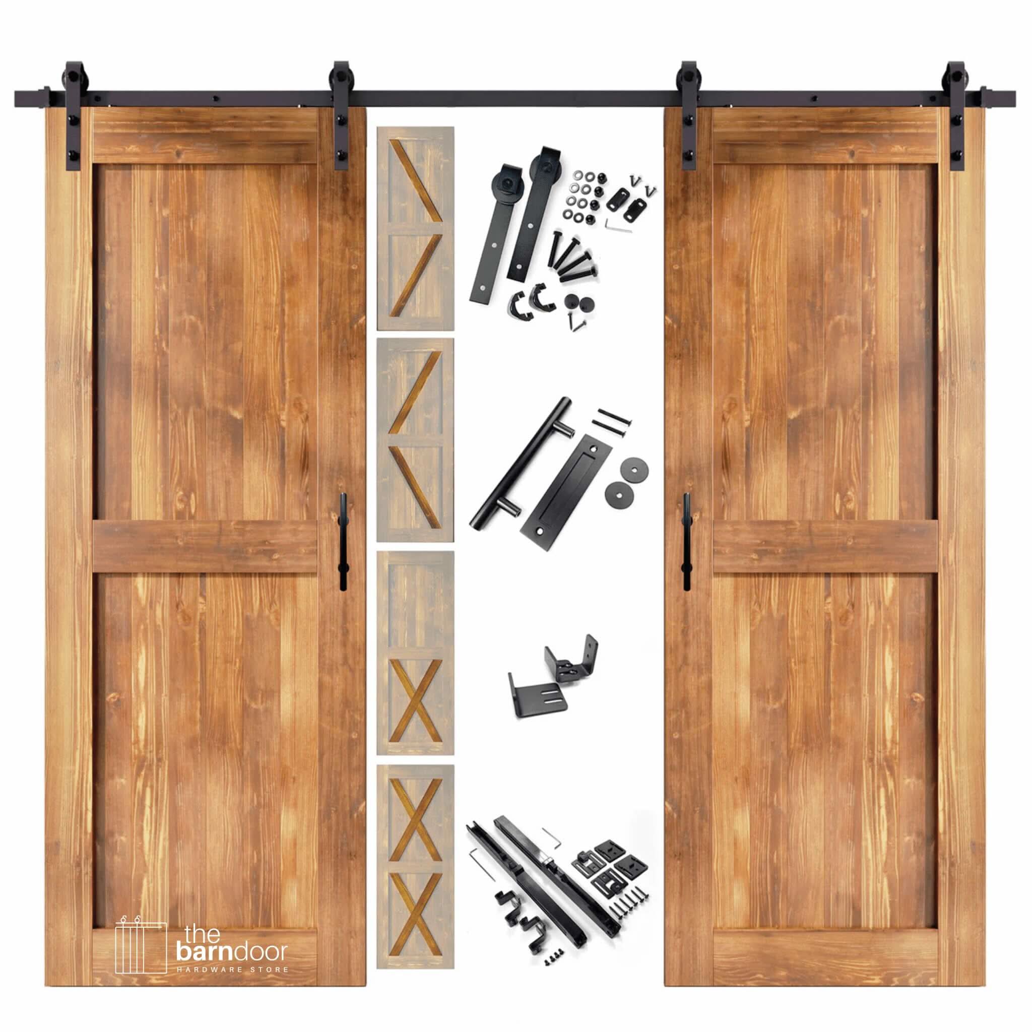Early American Classic Double Barn Door Kit