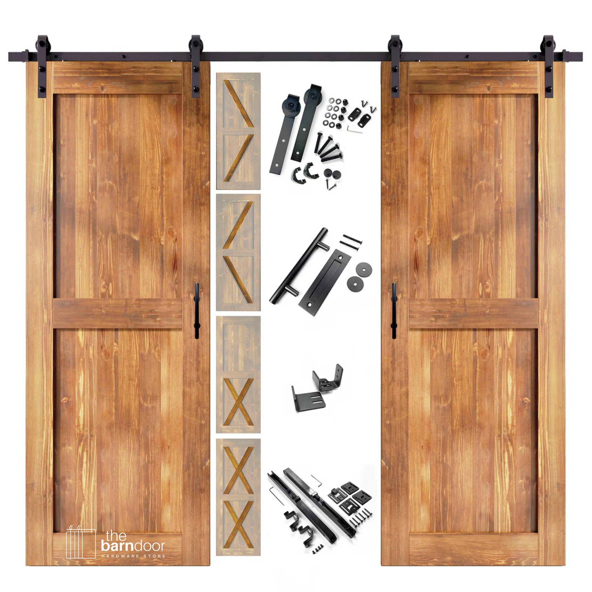 Early American Classic Double Barn Door Kit by TBDHS