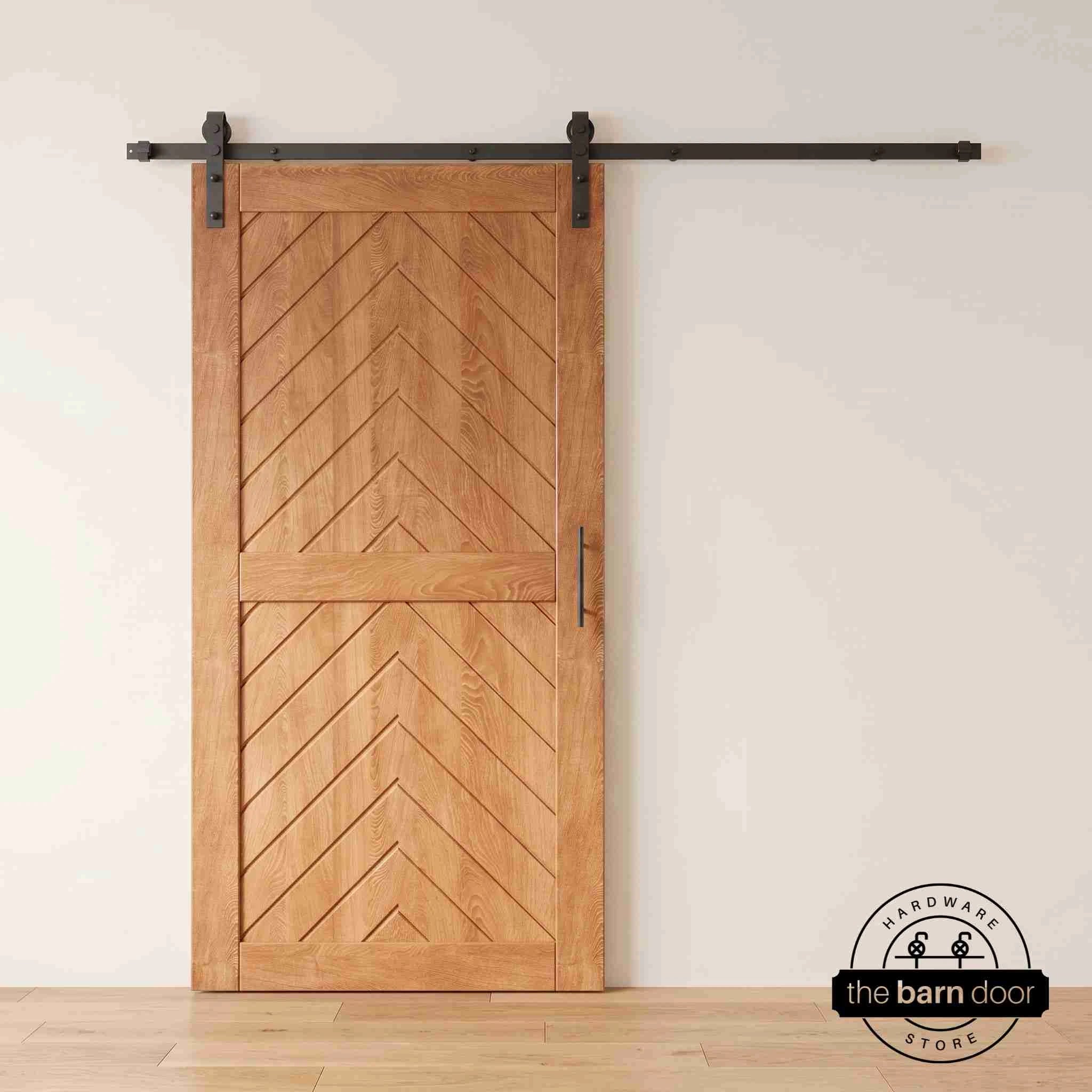 Early American Fishbone Barn Door