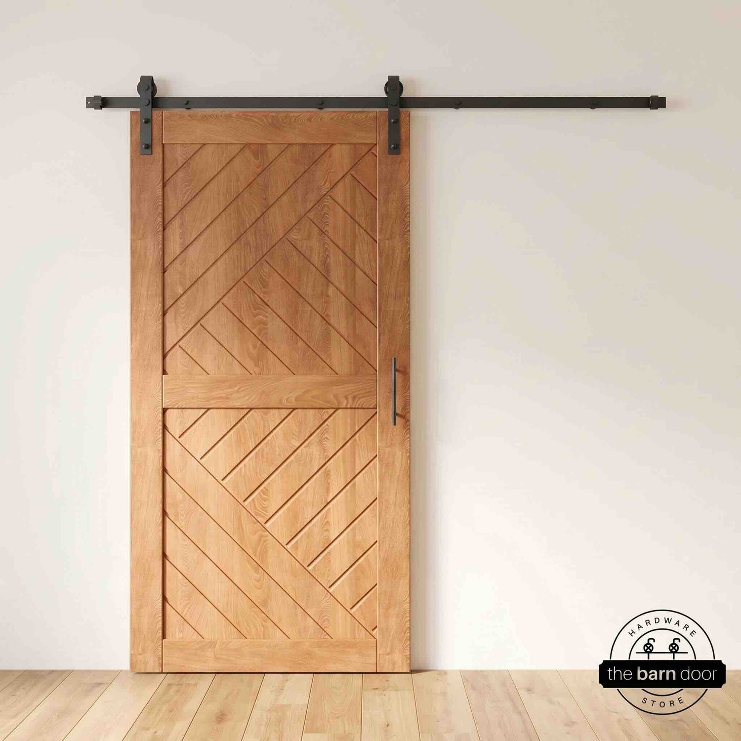 Early American Patterned Barn Door