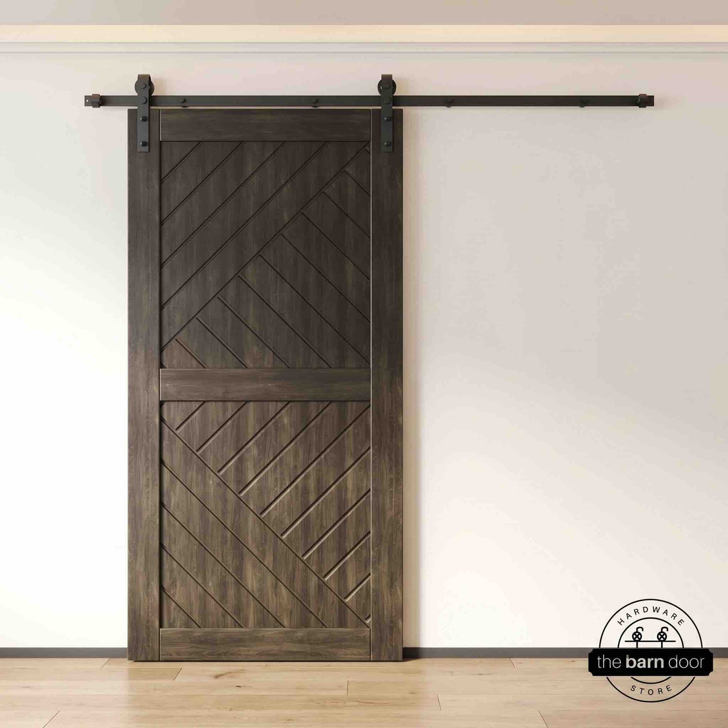 Ebony Patterned Barn Door
