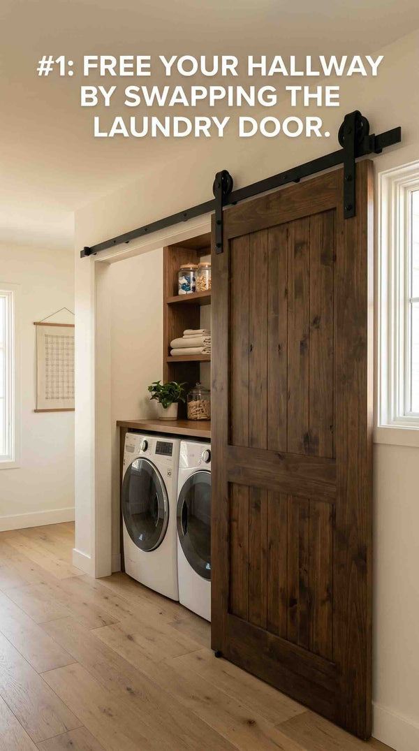 Free Your Hallway with a Barn Door