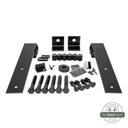 J-Strap Heavy Duty Double Track Barn Door Hardware by TBDHS