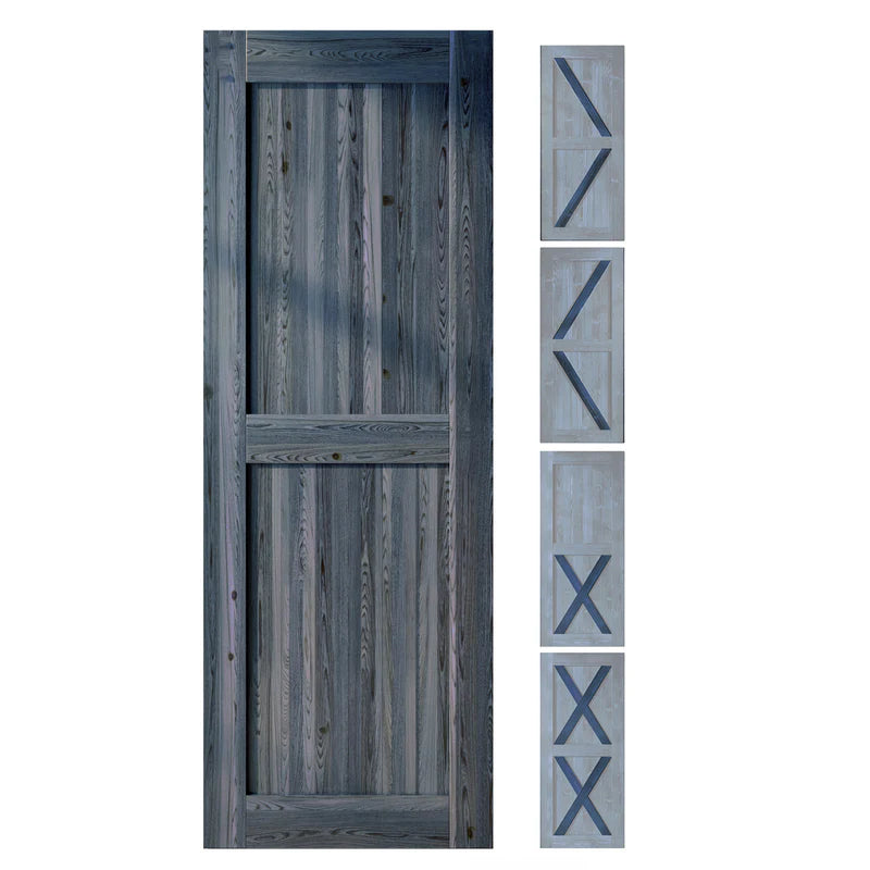 Navy Barn Door