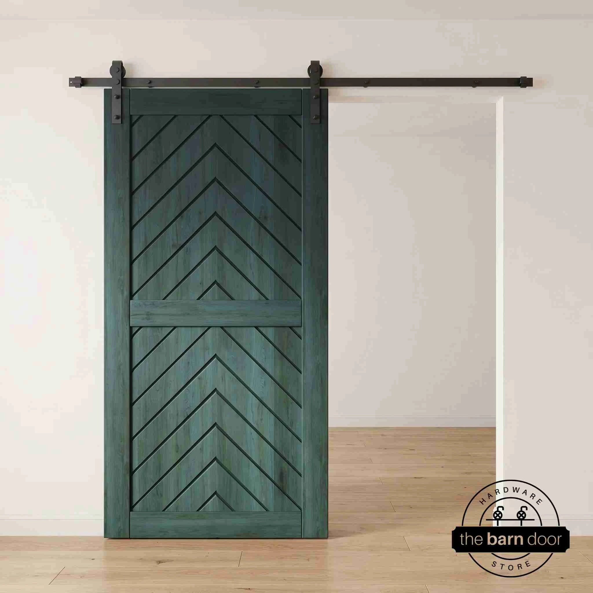 Royal Pine Fishbone Barn Door