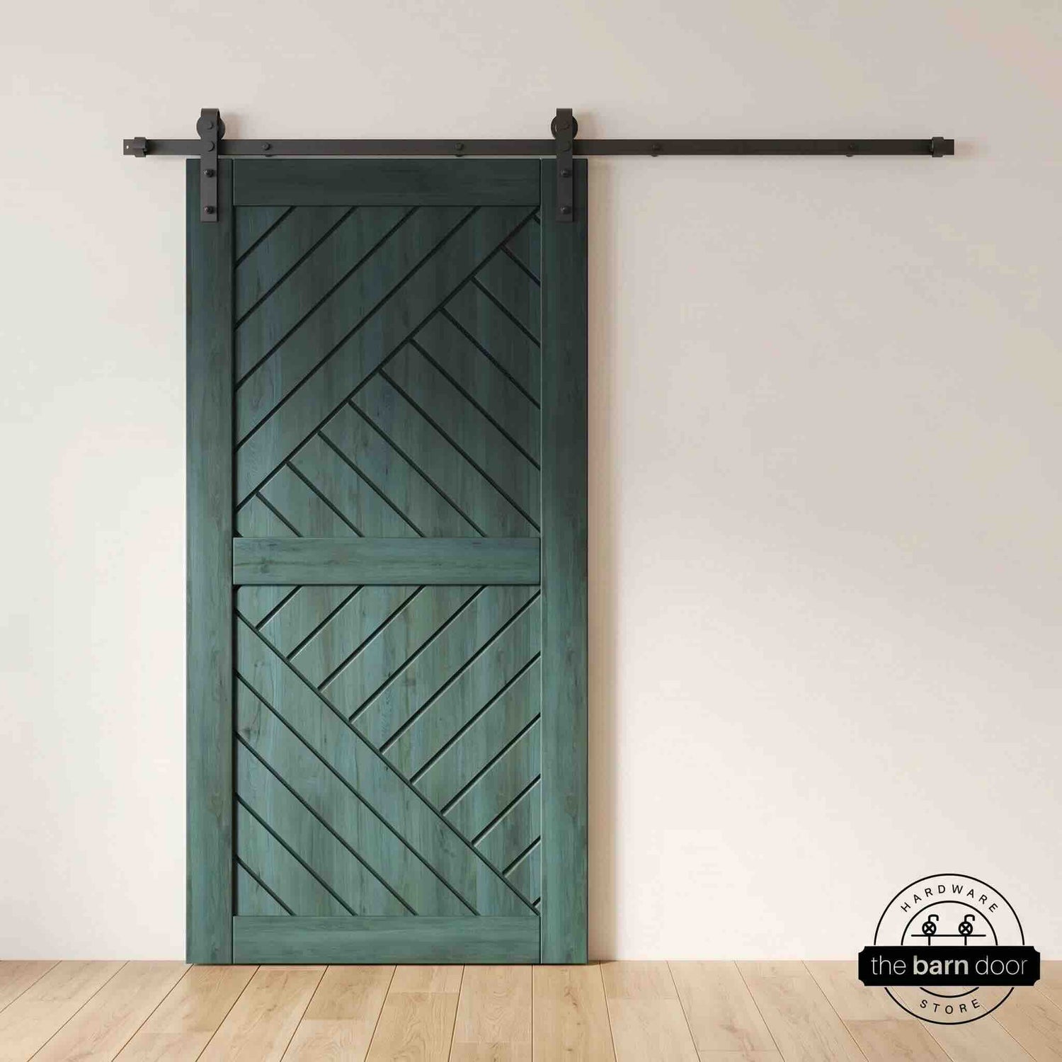 Royal Pine Patterned Barn Door