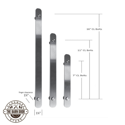 Stainless Steel Barn Door Handle Dimensions