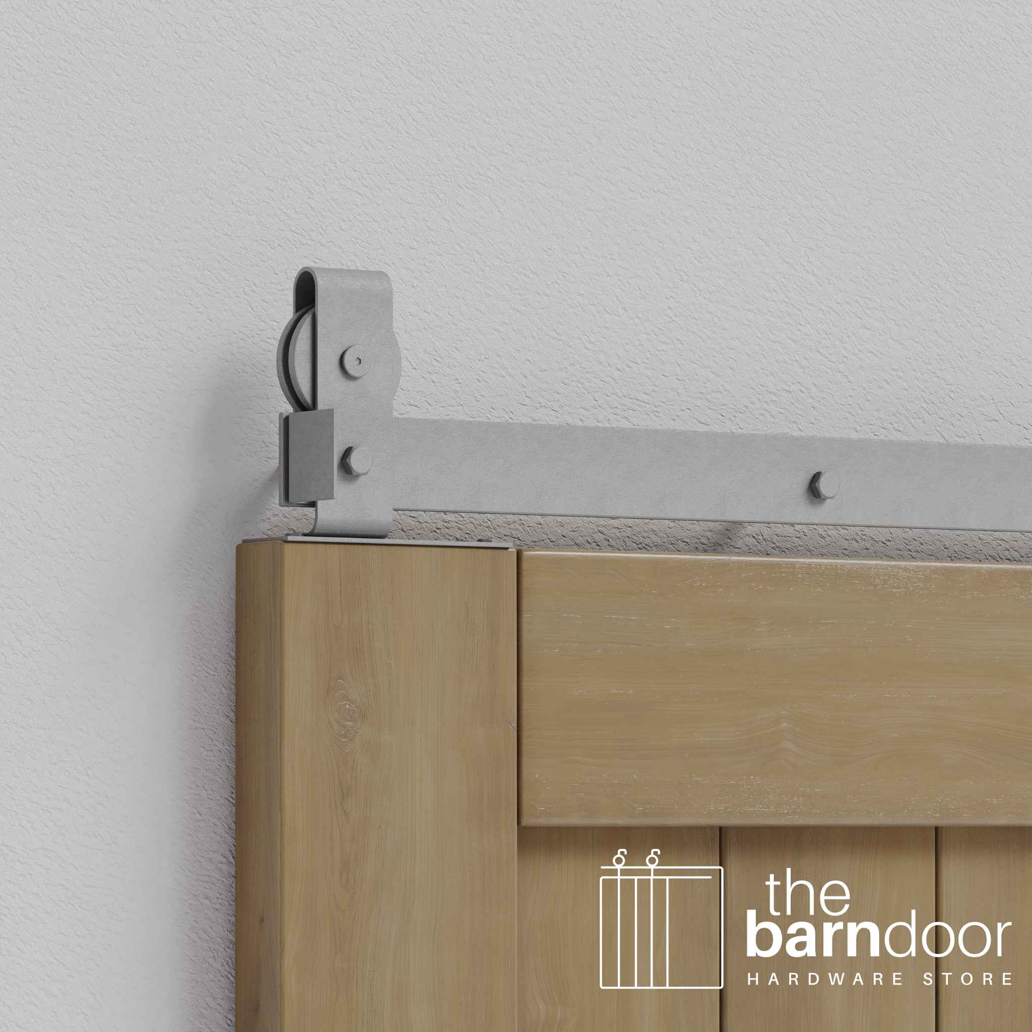 Silver Metallic J Top Mount Bifold Hardware Kit