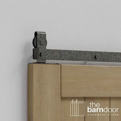 Silver Vein J Top Mount Bifold Barn Door Hardware
