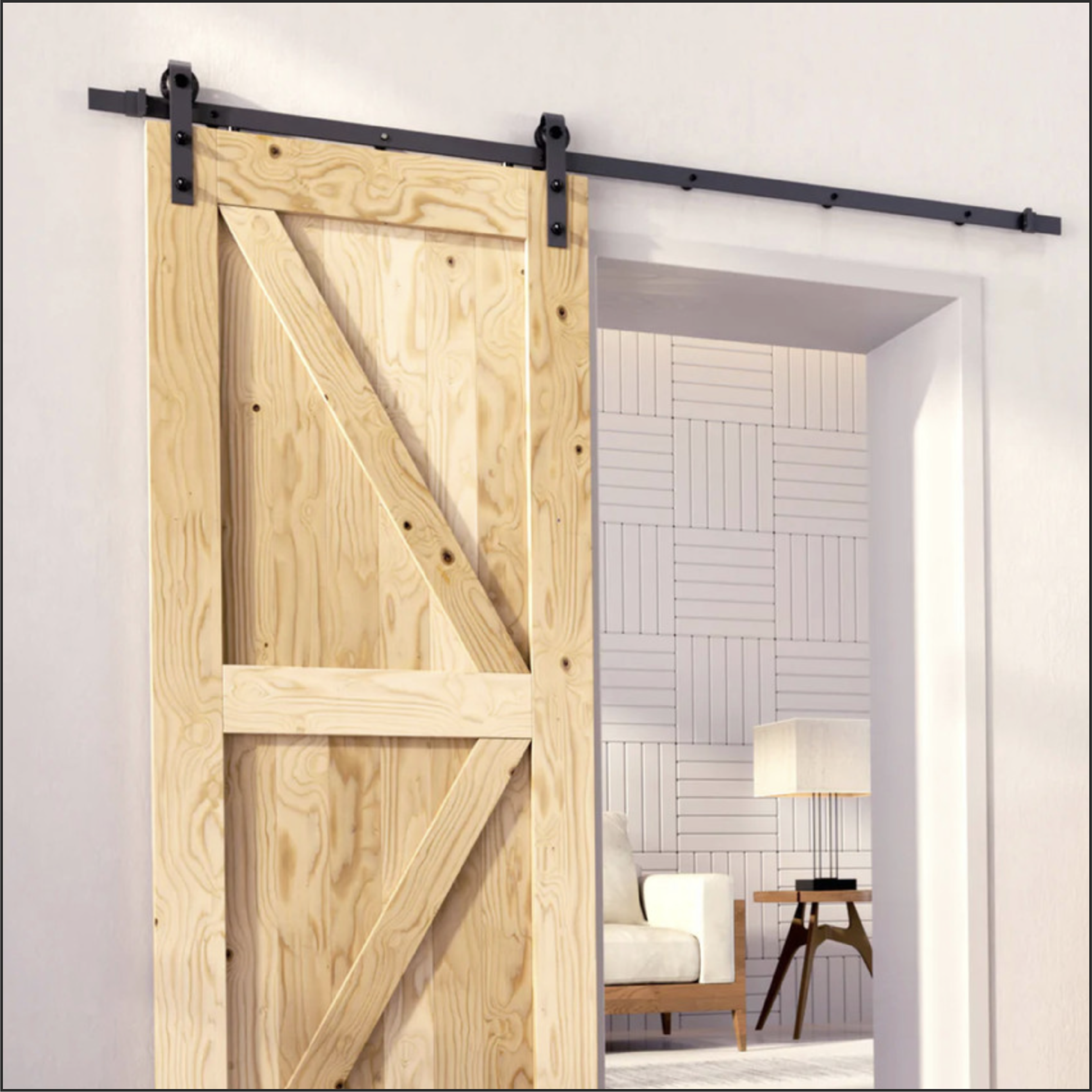 Single Track Barn Door Hardware