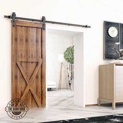 Single Track Barn Door Hardware Kit | Chose Your Design, Length, Finish