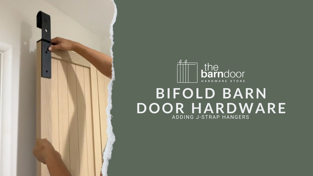 Adding J-Strap Hangers to Bifold Barn Doors
