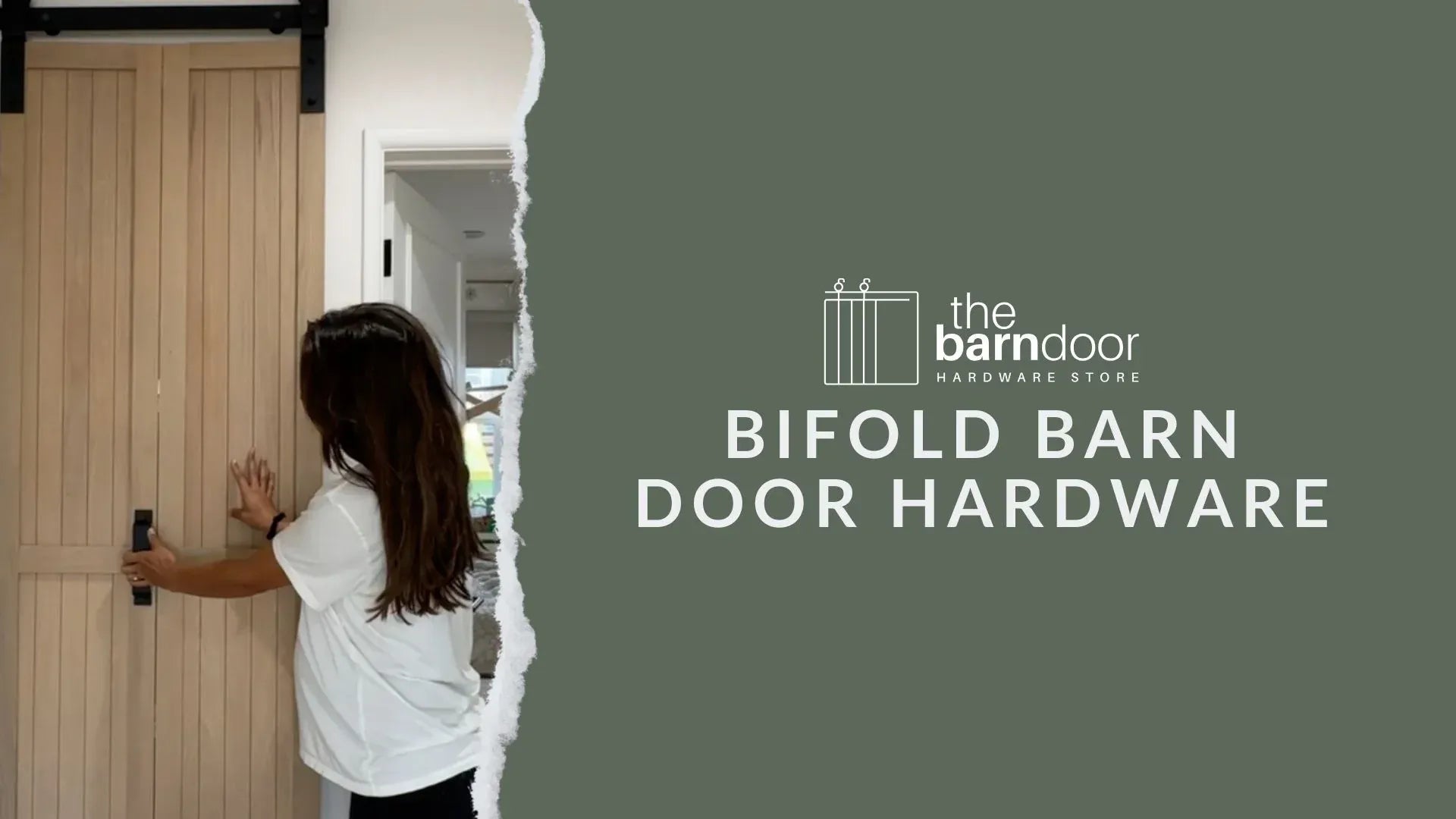 Load video: Finished Bifold Barn Door