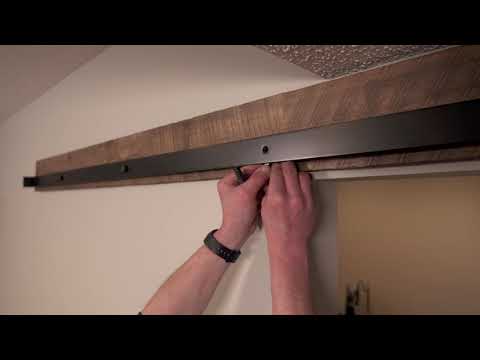 Video showing how to install a Goldberg Brothers barn door.